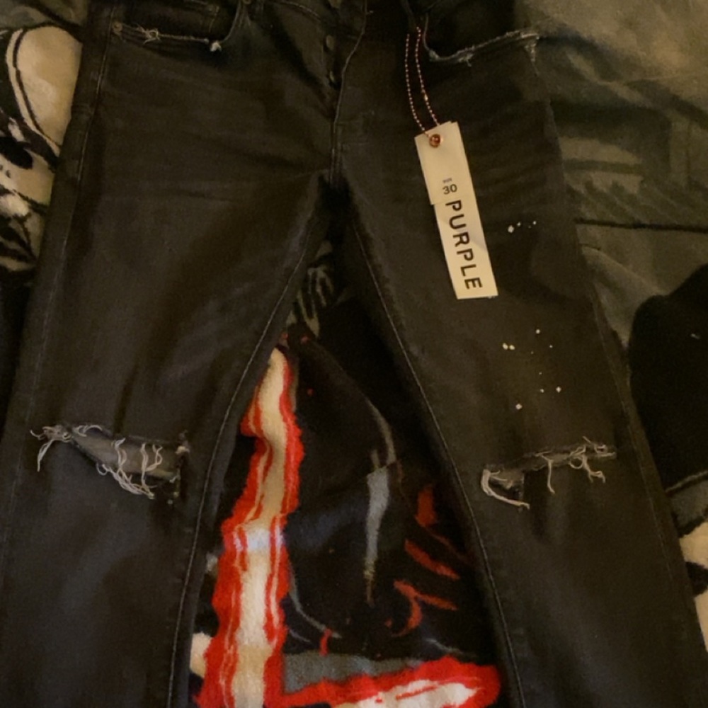 Men’s purple brand slim fit jeans size 30
